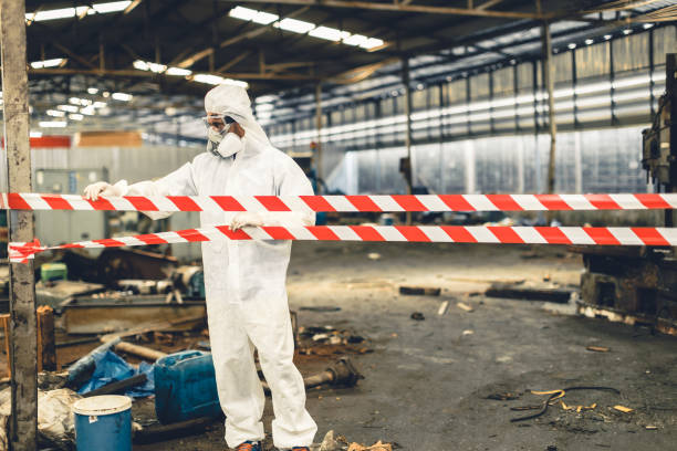 Professional Crime Scene Cleanup technician working in El Campo, TX